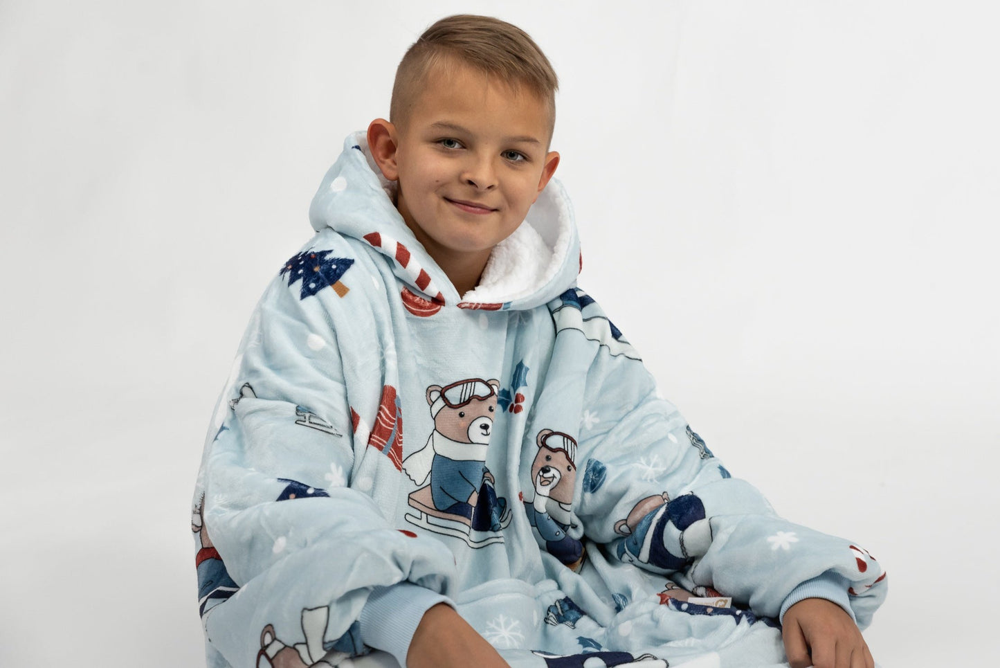 Síelő Macis Puló (Gyerek)