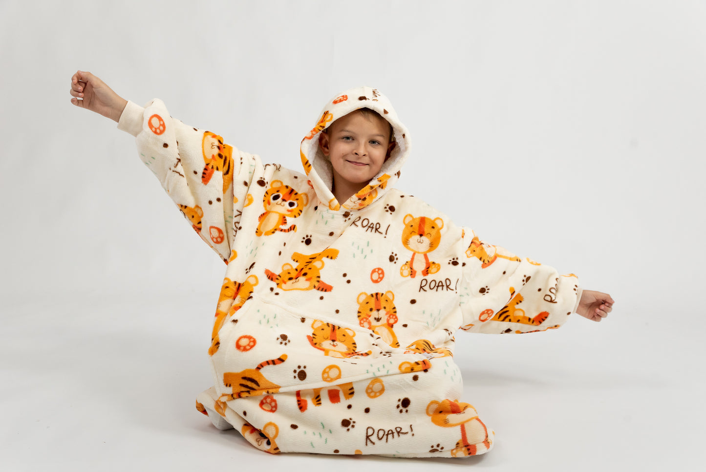 Barna Tigrises Puló (Gyerek)