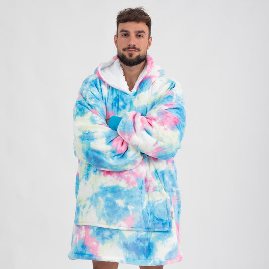 Türkiz Tie-Dye Puló