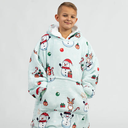 Kék Hóemberes Puló (Gyerek)