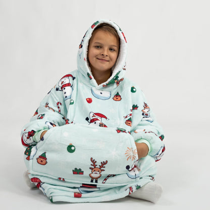 Kék Hóemberes Puló (Gyerek)