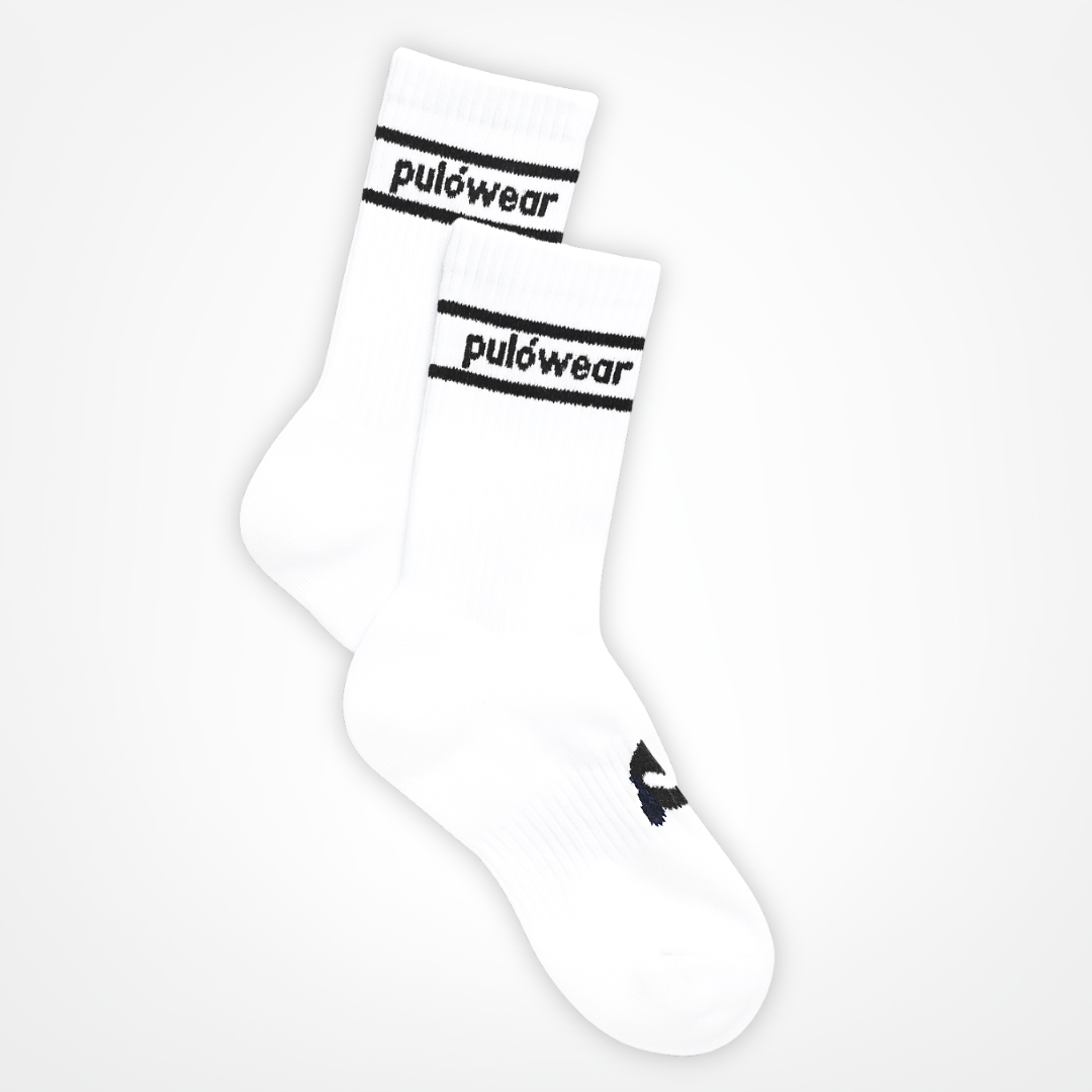 PulóWear Zokni - Fehér feliratos