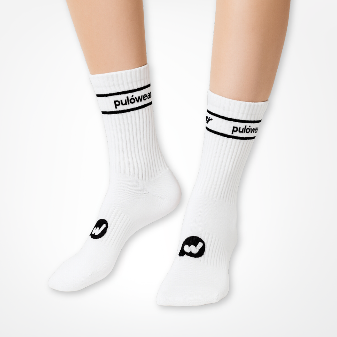 PulóWear Zokni - Fehér feliratos