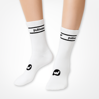 PulóWear Zokni - Fehér feliratos