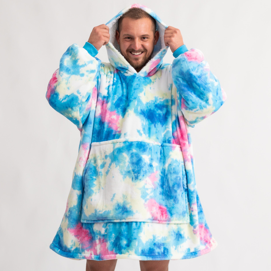 Türkiz Tie-Dye Puló